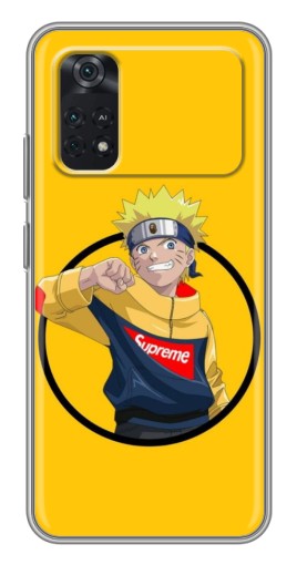 Силиконовый чехол с изображением "Наруто Supreme" для Xiaomi POCO M4 Pro 4G