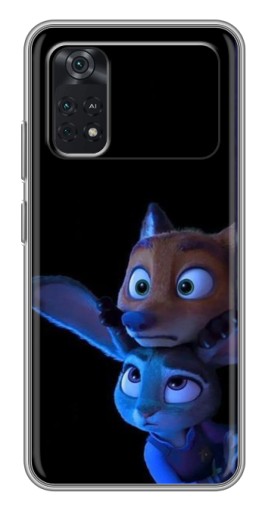 Чехол с принтом "Ник и Джуди" для Xiaomi POCO M4 Pro 4G