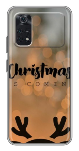 Чехол с картинкой "Новогодняя заставка" для Xiaomi POCO M4 Pro 4G