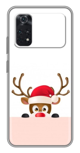 Чехол с принтом "Олень в шапке" для Xiaomi POCO M4 Pro 4G