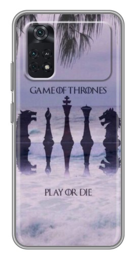 Чехол с печатью "Play or Die" для Xiaomi POCO M4 Pro 4G
