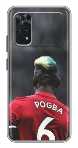 Силиконовый чехол с изображением "Pogba 6" для Xiaomi POCO M4 Pro 4G