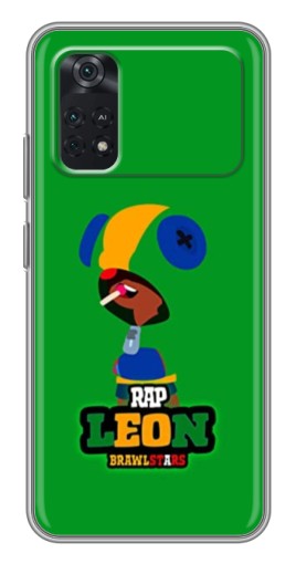 Чехол с печатью "RAP Leon" для Xiaomi POCO M4 Pro 4G