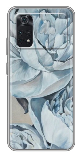 Чехол с печатью "Рисунок пионы" для Xiaomi POCO M4 Pro 4G
