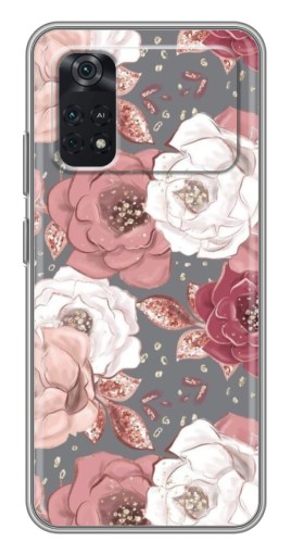 Чехол с принтом "Рисунок розы" для Xiaomi POCO M4 Pro 4G