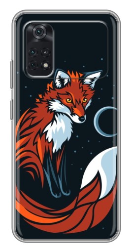 Чехол с картинкой "Рыжая лиса" для Xiaomi POCO M4 Pro 4G