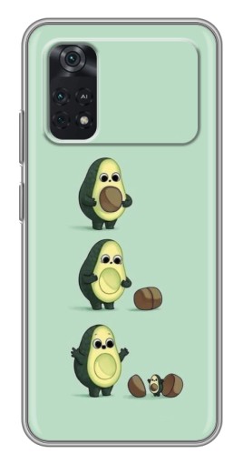 Чехол с принтом "Рождение авокадо" для Xiaomi POCO M4 Pro 4G