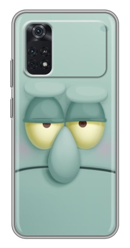 Чехол с печатью "Сквидвард" для Xiaomi POCO M4 Pro 4G