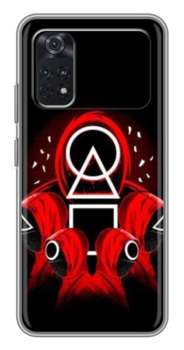 Чехол с печатью "Солдаты с игры кальмара" для Xiaomi POCO M4 Pro 4G