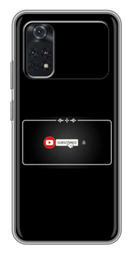 Чехол с печатью "subscribed" для Xiaomi POCO M4 Pro 4G