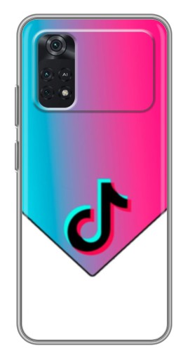 Чехол с печатью "Tiktok Logo" для Xiaomi POCO M4 Pro 4G