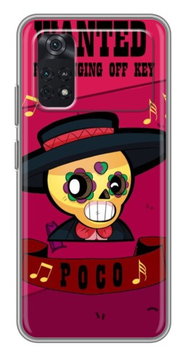 Чехол с печатью "WANTED POCO" для Xiaomi POCO M4 Pro 4G