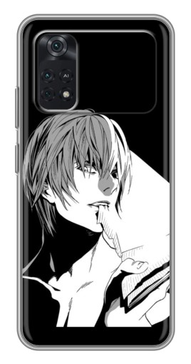Чехол с картинкой "Ягами с блокнотом" для Xiaomi POCO M4 Pro 4G