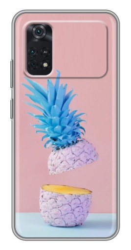 Силиконовый чехол с изображением "Яркий ананас" для Xiaomi POCO M4 Pro 4G