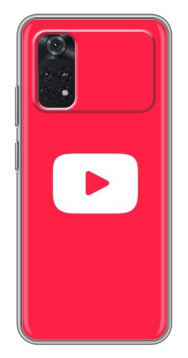 Чехол с картинкой "YouTube Кнопка" для Xiaomi POCO M4 Pro 4G