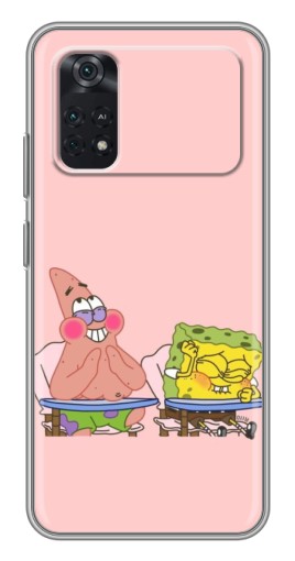Силиконовый чехол с изображением "За партой" для Xiaomi POCO M4 Pro 4G