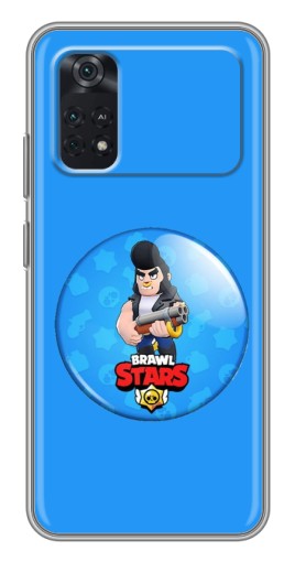Чехол с картинкой "Значек Булла" для Xiaomi POCO M4 Pro 4G