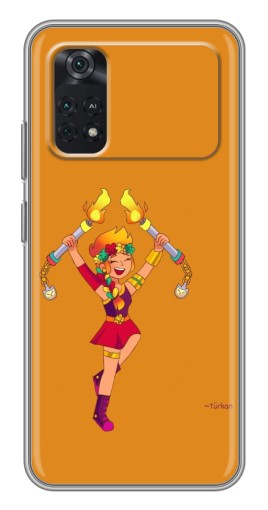 Силиконовый чехол с изображением "Амбер ликует" для Xiaomi POCO X4 Pro 5G