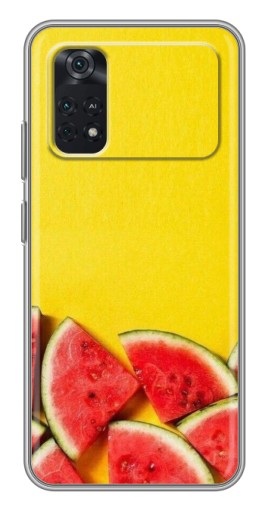 Чехол с печатью "Арбузики на желтом" для Xiaomi POCO X4 Pro 5G