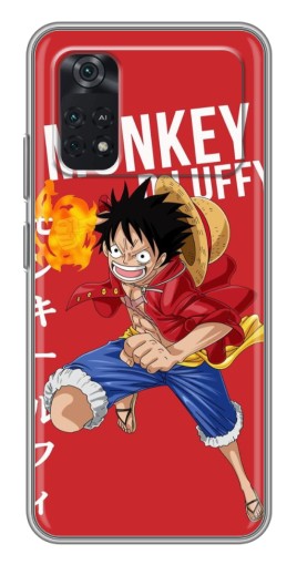 Чехол с принтом "Атакующий D Luffy" для Xiaomi POCO X4 Pro 5G
