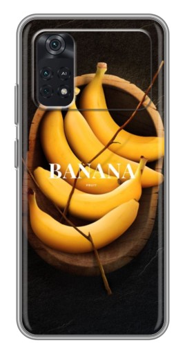 Силиконовый чехол с изображением "Banana" для Xiaomi POCO X4 Pro 5G