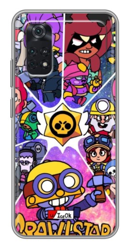 Чехол с картинкой "Brawl заставка" для Xiaomi POCO X4 Pro 5G