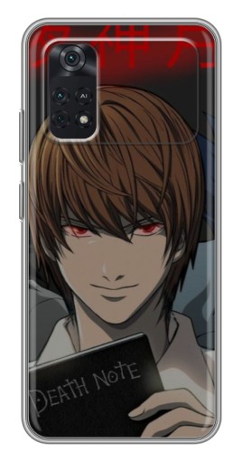 Чехол с принтом "Death Note" для Xiaomi POCO X4 Pro 5G