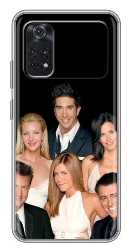 Чехол с печатью "Фото Друзья" для Xiaomi POCO X4 Pro 5G