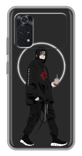 Чехол с печатью "Итачи с напитком" для Xiaomi POCO X4 Pro 5G