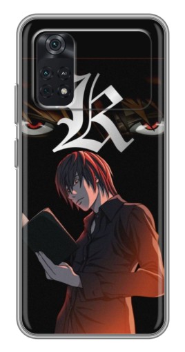 Силиконовый чехол с изображением "Лайт Ягами Death Note" для Xiaomi POCO X4 Pro 5G