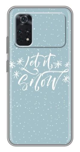 Силиконовый чехол с изображением "Let it Snow" для Xiaomi POCO X4 Pro 5G