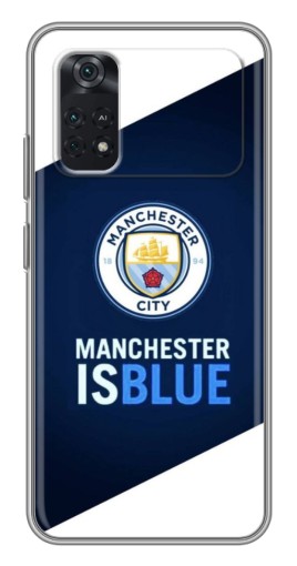 Чехол с картинкой "Manchester is Blue" для Xiaomi POCO X4 Pro 5G