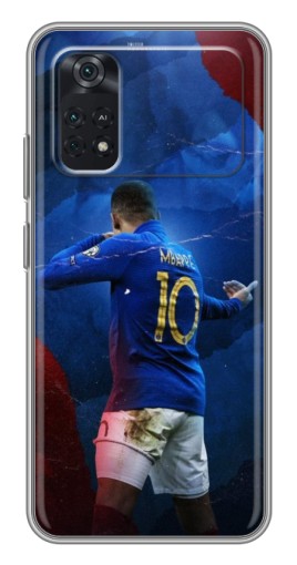 Чехол с принтом "Мбаппе в Франции" для Xiaomi POCO X4 Pro 5G
