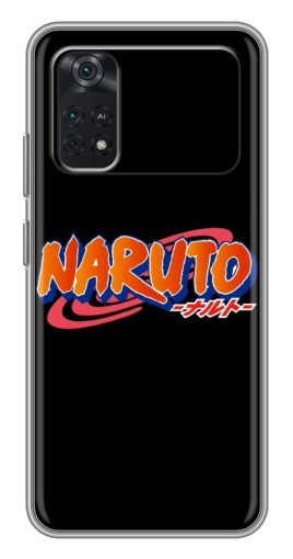 Силиконовый чехол с изображением "Надпись Naruto" для Xiaomi POCO X4 Pro 5G