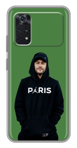 Силиконовый чехол с изображением "Неймар Paris" для Xiaomi POCO X4 Pro 5G