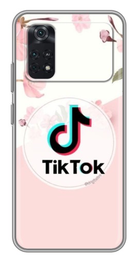 Силиконовый чехол с изображением "Нежный принт" для Xiaomi POCO X4 Pro 5G