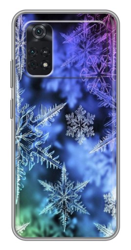 Чехол с печатью "Разноцветные снежинки" для Xiaomi POCO X4 Pro 5G