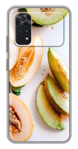 Силиконовый чехол с изображением "Свежие дыньки" для Xiaomi POCO X4 Pro 5G