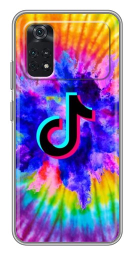 Чехол с принтом "TikTok в красках" для Xiaomi POCO X4 Pro 5G