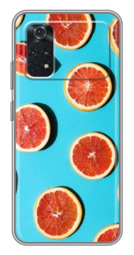 Силиконовый чехол с изображением "Яркие грейпфруты" для Xiaomi POCO X4 Pro 5G