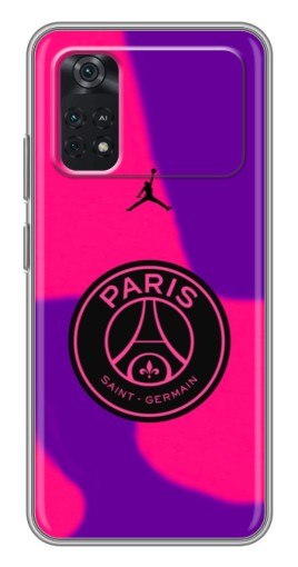 Чехол с принтом "Яркий лого PSG" для Xiaomi POCO X4 Pro 5G