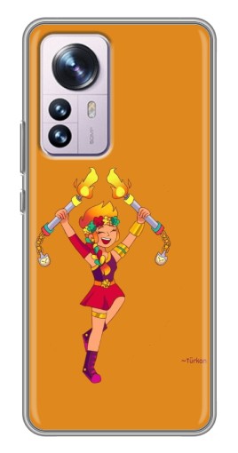 Силиконовый чехол с изображением "Амбер ликует" для Xiaomi 12 / 12X