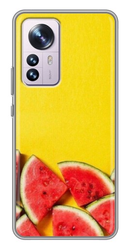 Чехол с принтом "Арбузики на желтом" для Xiaomi 12 / 12X