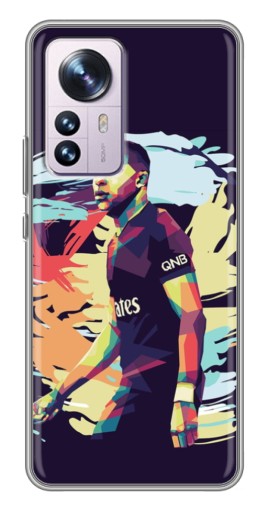 Силиконовый чехол с изображением "ART Mbappe" для Xiaomi 12 / 12X