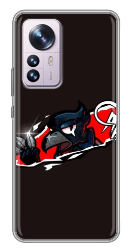 Чехол с печатью "Ассасин Ворон" для Xiaomi 12 / 12X