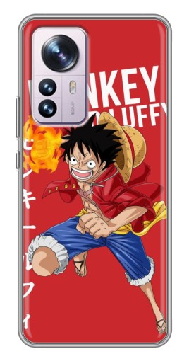 Силиконовый чехол с изображением "Атакующий D Luffy" для Xiaomi 12 / 12X