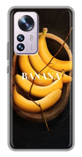 Чехол с печатью "Banana" для Xiaomi 12 / 12X