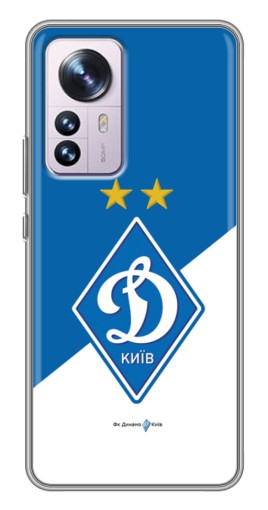 Чехол с принтом "Бело-синий Динамо" для Xiaomi 12 / 12X