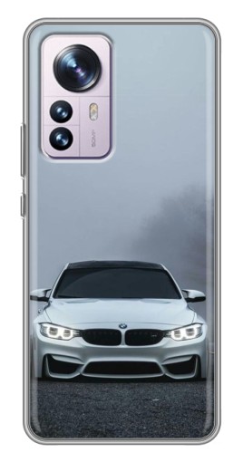 Чехол с картинкой "БМВ в тумане" для Xiaomi 12 / 12X