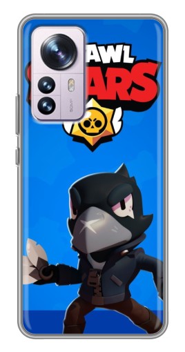 Чехол с картинкой "Боевой Crow" для Xiaomi 12 / 12X